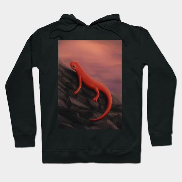 Salamander Hoodie by BastetLand